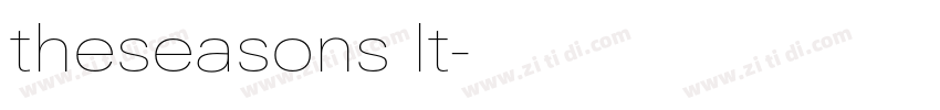 theseasons lt字体转换